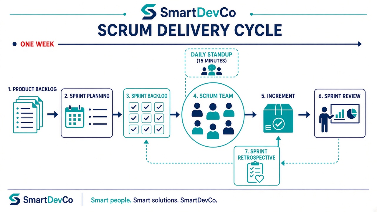 Scrum delivery cycle